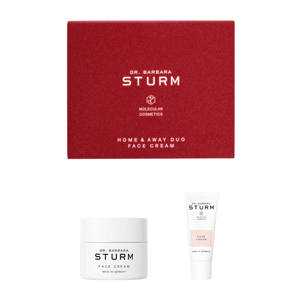 Dr. BARBARA STURM Face Cream Home & Away Set - Набір зволожуючий розгладжуючий крем для обличчя 50 мл + 20 мл Dr. BARBARA STURM Face Cream Home & Away Set - Набір зволожуючий розгладжуючий крем для обличчя 50 мл + 20 мл